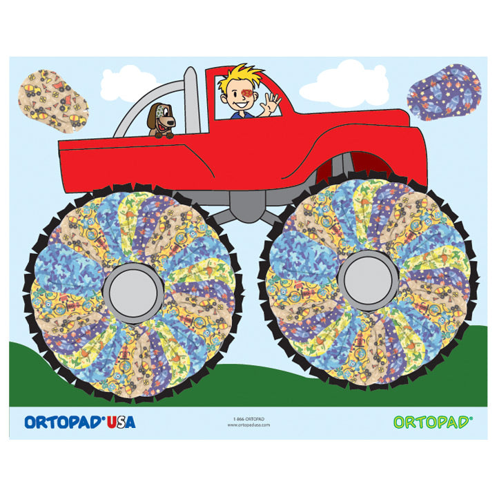 Ortopad® Patching Reward Poster, Monster Truck