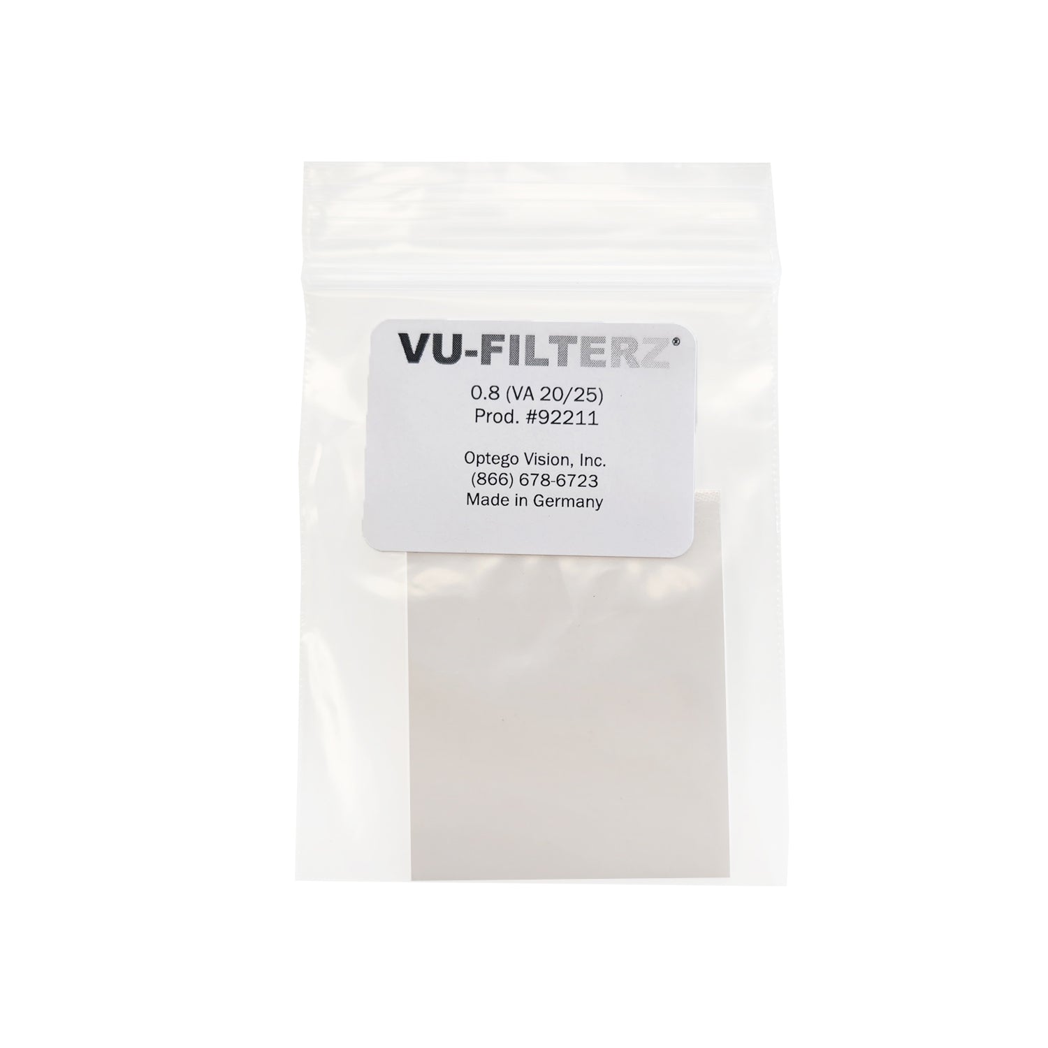 VU-Filterz® Occlusion Foils